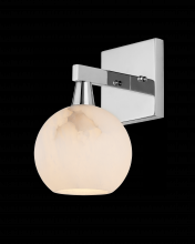  5800-0040 - Bombelles Nickel Bath Wall Sconce