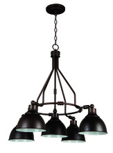  35925-ABZ - Timarron 5 Light Down Chandelier in Aged Bronze Brushed