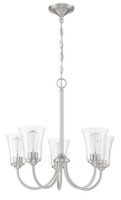  50425-BNK - Gwyneth 5 Light Chandelier in Brushed Polished Nickel