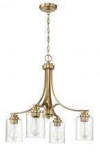  50524-SB - Bolden 4 Light Chandelier in Satin Brass