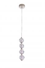  59490-PLN-LED - Jackie 4 Light LED Pendant in Polished Nickel