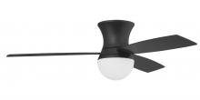  DBK52FB3 - 52" Daybreak in Flat Black w/ Flat Black/Greywood Blades