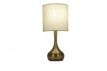  86259 - 1 Light Metal Base Table Lamp in Satin Brass