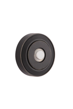  PB5003-AZ - Surface Mount LED Lighted Push Button, Round LED Halo Light in Antique Bronze