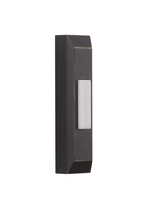  PB5004-AZ - Surface Mount LED Lighted Push Button, Thin Rectangle Profile in Antique Bronze