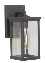  Z9704-OBO - Riviera III 1 Light Small Outdoor Wall Lantern in Oiled Bronze Outdoor