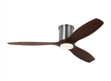  3CNHSM52BSD - Collins 52-inch indoor/outdoor Energy Star smart integrated LED dimmable hugger ceiling fan