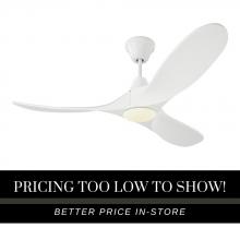 Visual Comfort & Co. Fan Collection 3MAVR52RZWD - Maverick 52" LED Ceiling Fan